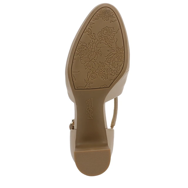 Alt view image 4 of 7 - LifeStride Women's Tracy Strappy Block Heel Pump Pump Tender Taupe 6.5 W