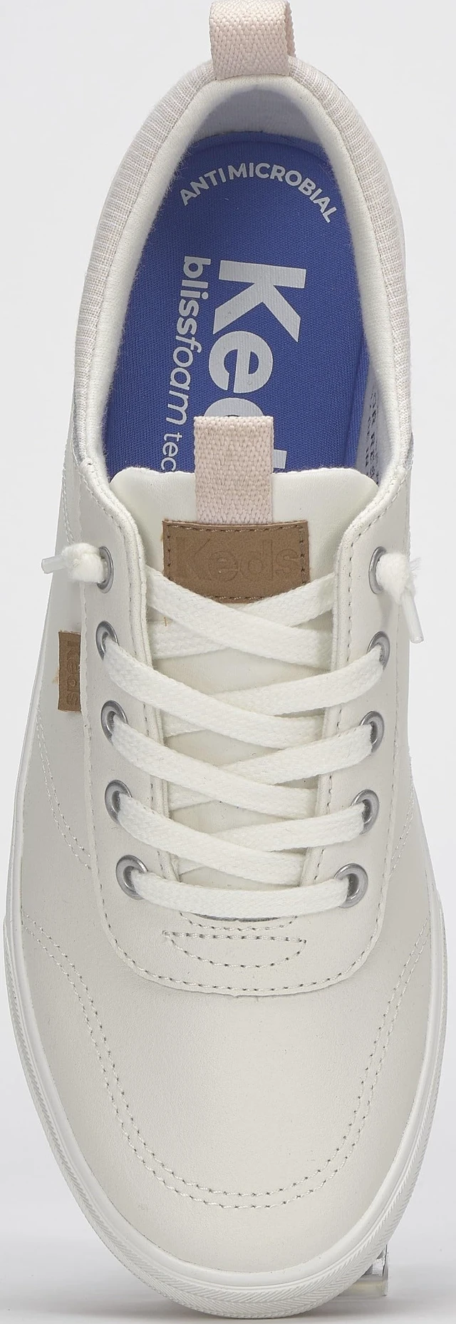 Alt view image 4 of 6 - Keds Center Iii Slip On Fashion Sneaker, Snow White/Fiery Coral, 6.5