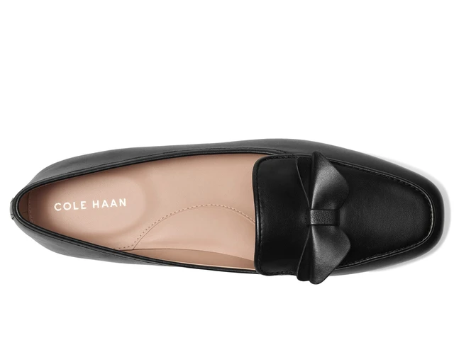 Alt view image 3 of 7 - Cole Haan Women's Payson Soft Bow Loafers, Black Leather, 8-B US