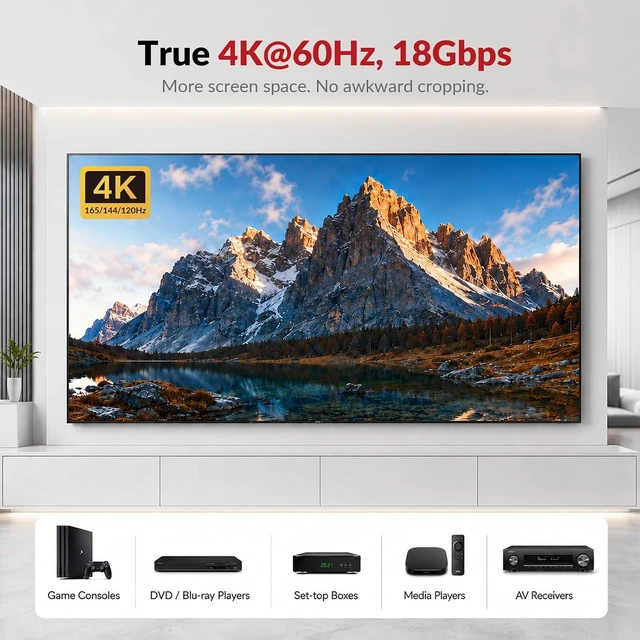 Alt view image 4 of 7 - AV Access 4K60Hz HDMI & USB KVM Extender Over Cat6/6A/7 Upto 230ft, HDR10
