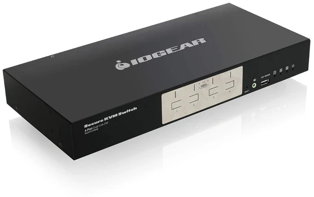 Alt view image 3 of 3 - IOGEAR 4-Port Dual-Link DVI Secure KVM Switch (TAA)