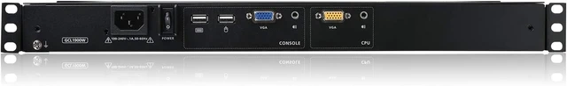 Alt view image 3 of 3 - IOGEAR 18.5" Widescreen Short Depth LCD Console with Audio (TAA Compliant) GCL1900W