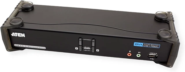 Alt view image 4 of 7 - 2 Port USB 2.0 DVI Dual Link