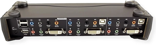 Alt view image 6 of 7 - 2 Port USB 2.0 DVI Dual Link