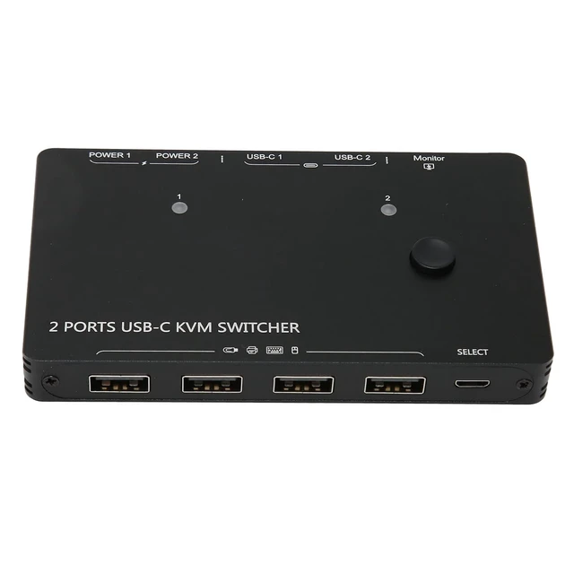 Alt view image 2 of 7 - Keenso Type C KVM Switch 10Gbps, 4K Self Adaptive