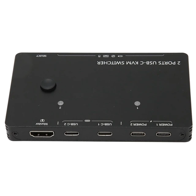 Alt view image 3 of 7 - Keenso Type C KVM Switch 10Gbps, 4K Self Adaptive