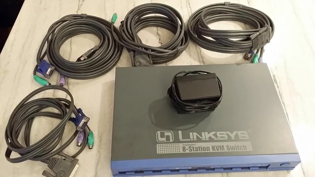 Main image of Linksys SVIEW08 ProConnect 8-Station CPU KVM Switch