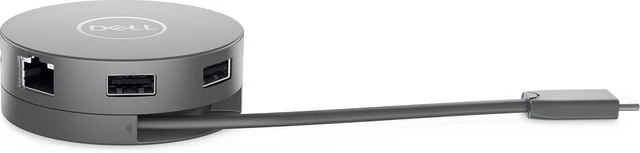 Alt view image 2 of 5 - Dell DA310 Wired USB 3.2 Gen 2 (3.1 Gen 2) Type-C Silver