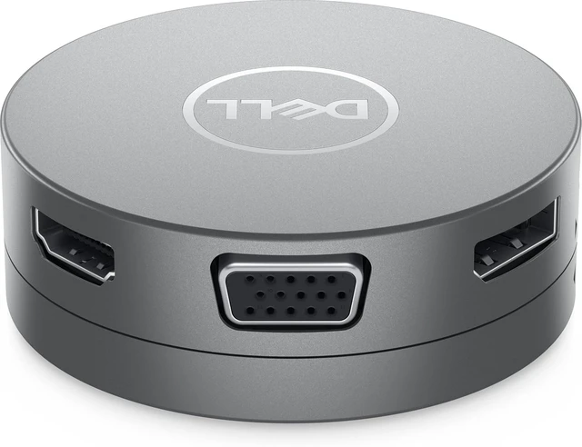 Alt view image 4 of 5 - Dell DA310 Wired USB 3.2 Gen 2 (3.1 Gen 2) Type-C Silver