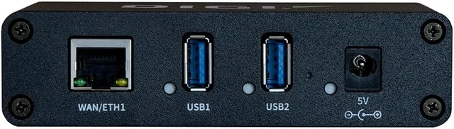 Alt view image 2 of 5 - Digi International AW02-G300 AnywhereUSB 2 Plus Remote USB 3.1 Hub with 2 Type A USB Connectors Networking Modules