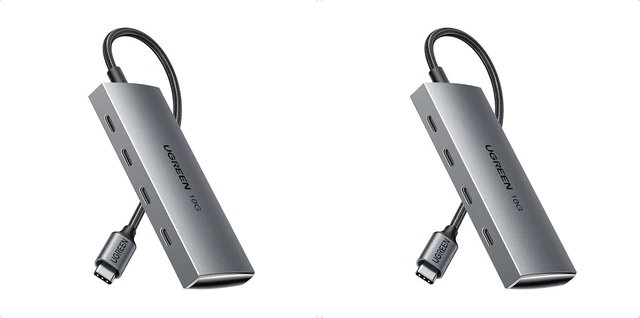 Main image of UGREEN Revodok USB C Hub 10Gbps, 4 Ports USB 3.2 Data Only Adapter, High Speed Multiport Splitter for MacBook Air/Pro, iMac, iPad Pro, iPhone 15/15 Pro, Galaxy S23, and More (Pack of 2)