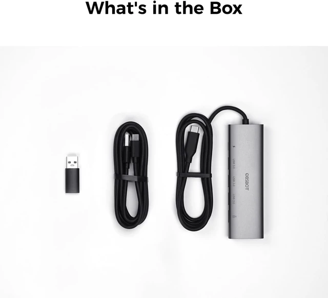 Alt view image 2 of 6 - OBSBOT 3-in-1 USB 3.0 Hub Ultra-high Speed USB 3.0 Transfer 5Gbps
