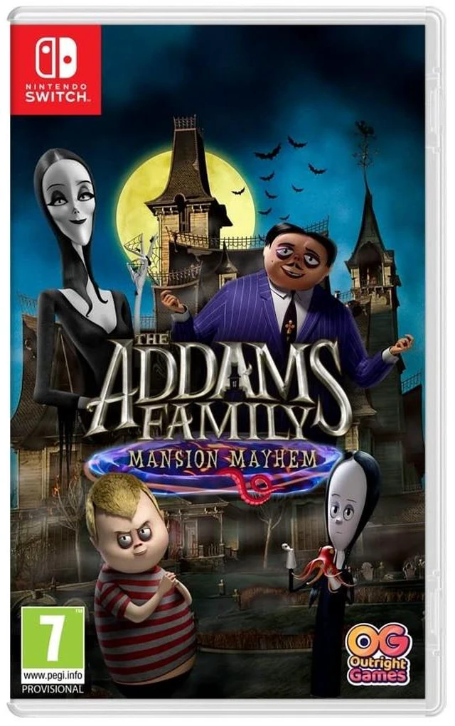 Main image of The Addams Family: Mansion Mayhem (Nintendo Switch)