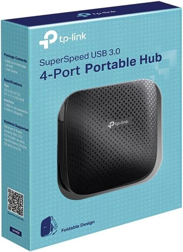 Alt view image 3 of 3 - TP-Link UH400 v2. 0, 4 ports USB 3. 0