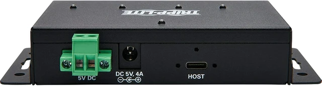 Alt view image 3 of 5 - Tripp Lite 4 Port USB Hub, Industrial USB Hub, USB 3.1 Hub, Gen 2, 10 Gbps, 2 USB C, 2 USB A, 15 Kv ESD Protection, Iron Housing (U460-2A2C-Ind)