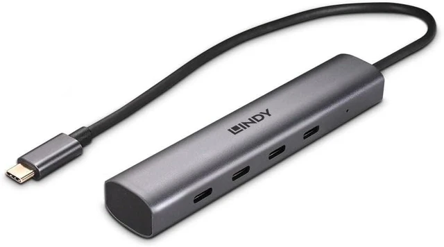 Main image of Lindy 4 Port USB 3.2 Gen 2 Type C Hub