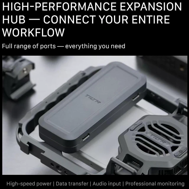 Alt view image 4 of 7 - Tilta Universal Khronos Smartphone Case USB-C Hub