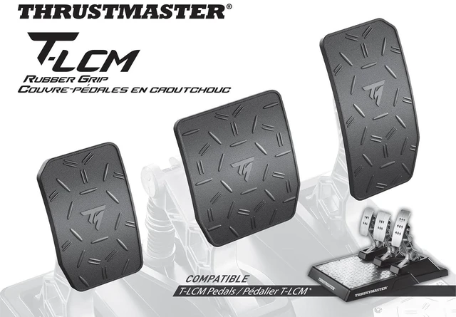 Alt view image 6 of 7 - T-Lcm Rubber Grip: 100% Texturized Rubber Covers for The Thrustmaster T-Lcm Pedals Pedal Set (Electronic Games)