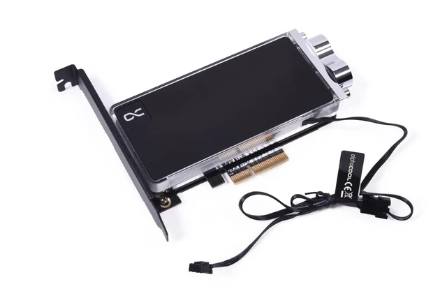 Alt view image 6 of 7 - Alphacool Core M.2 NVMe PCIe 4.0 Liquid Cooler (13079)