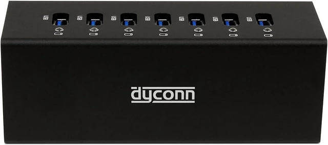 Alt view image 4 of 6 - Power Hub SuperSpeed 9-Port 2-5A Charging Only Industrial Grade USB 3.0 Hub (HUBC7B)