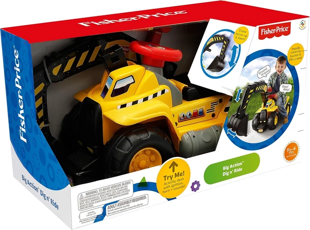 Alt view image 4 of 4 - Fisher-Price Big Action Dig N' Ride