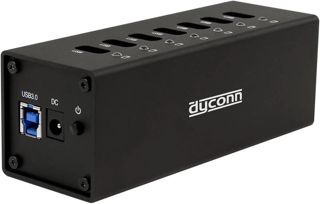 Alt view image 5 of 6 - Power Hub SuperSpeed 9-Port 2-5A Charging Only Industrial Grade USB 3.0 Hub (HUBC7B)