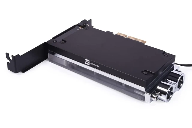 Alt view image 4 of 7 - Alphacool Core M.2 NVMe PCIe 4.0 Liquid Cooler (13079)