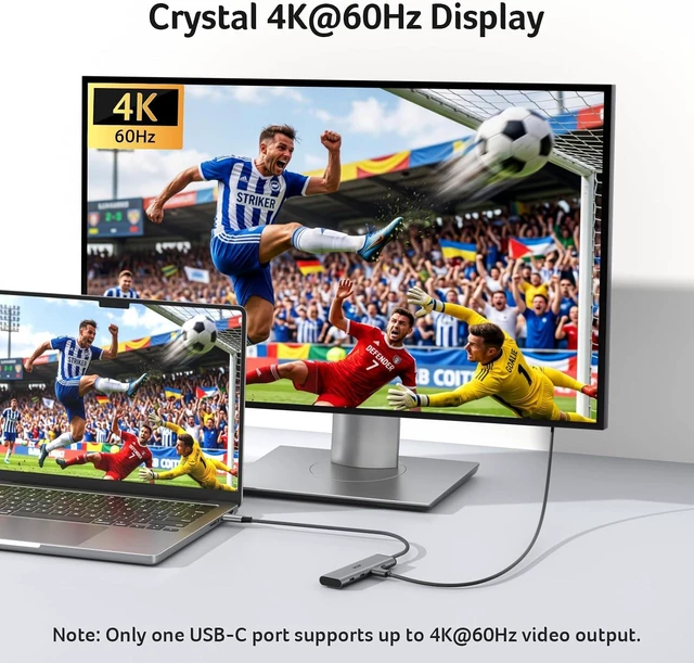 Alt view image 7 of 7 - acer 5-in-1 USBC to HDMI Adapter Bundle with 4-in-1 10Gbps USB C Hub
