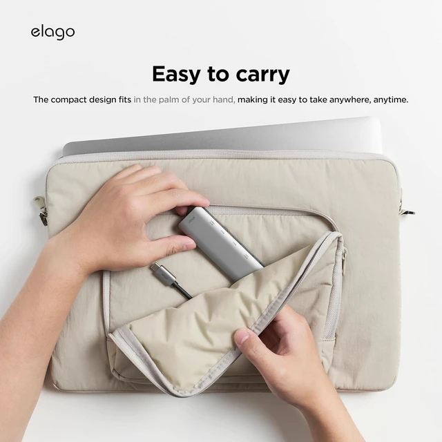 Alt view image 6 of 7 - elago 6 in 1 Ethernet/HDMI Multi HUB USB-C 2 for iPhone