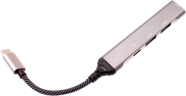 Main image of 4-in-1 Hub PD USB C Adapter Compatible with Google Pixel 8/Pro/7a/7/Pro - Type-C Charger Port USB Splitter