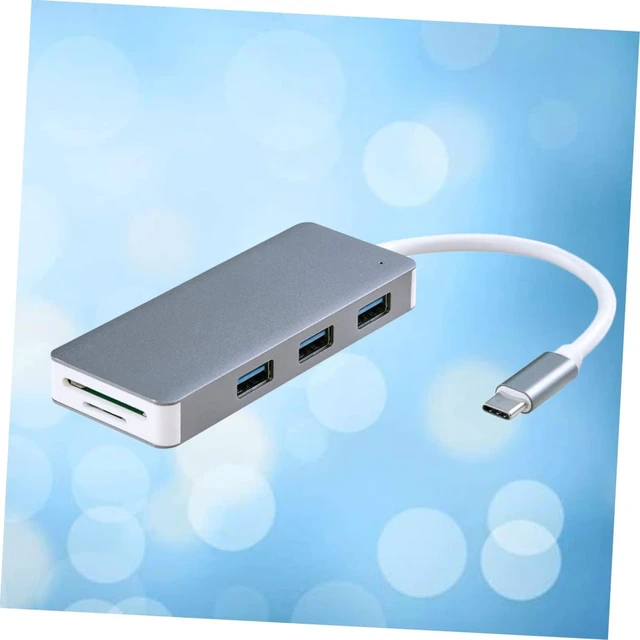 Alt view image 7 of 7 - Gadpiparty 3pcs Single USB Hub Type- Lightweight Portable for Laptops Compatible Grey for and Work