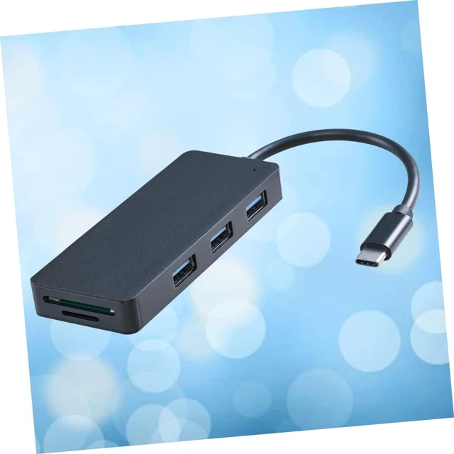 Alt view image 2 of 7 - Gadpiparty 3pcs Type- Reader USB Ports Interface Compact Design for Travel Compatible with Laptops Devices Lightweight and Portable Black