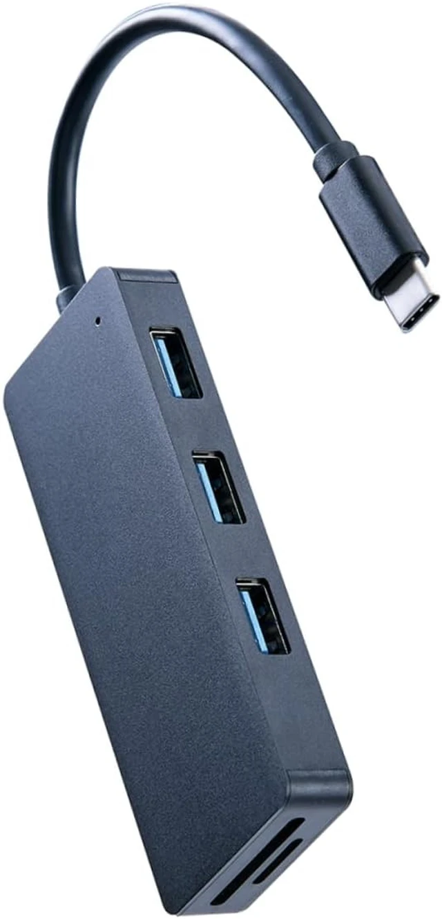 Alt view image 4 of 7 - Gadpiparty 3pcs Type- Reader USB Ports Interface Compact Design for Travel Compatible with Laptops Devices Lightweight and Portable Black