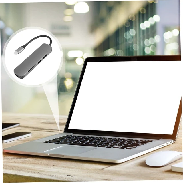 Alt view image 2 of 7 - OSALADI 3pcs Type-c USB Hub Adapter Portable Data Hub USB Ports Transmission Speed and Indicator Light for and Other Devices