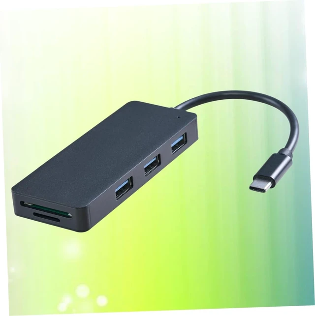 Alt view image 5 of 7 - Gadpiparty 3pcs Type- Reader USB Ports Interface Compact Design for Travel Compatible with Laptops Devices Lightweight and Portable Black