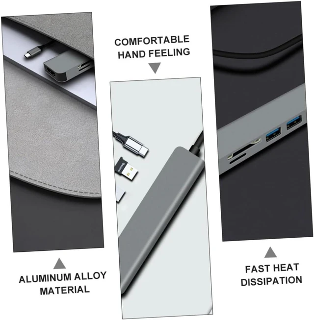 Alt view image 6 of 7 - OSALADI 3pcs USB c Docking Station USB Hub for Type c Fast Charging High Speed Data Transfer