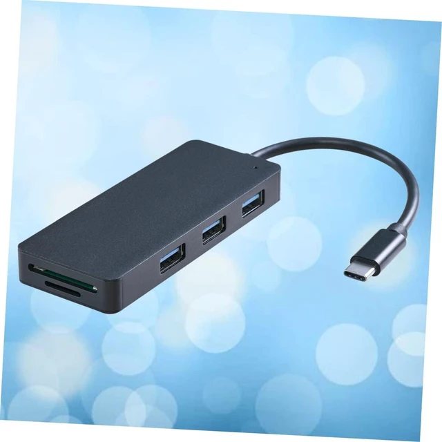 Alt view image 6 of 7 - OSALADI 3pcs Single USB Hub Type-c Ports and Micro Interface Portable Card Reader for Laptops and Devices Compatible Lightweight and Compact Design Black
