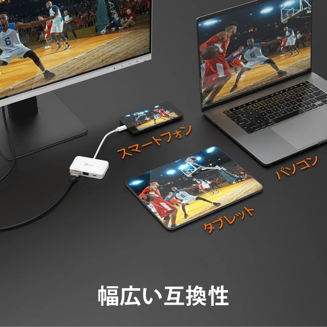Alt view image 4 of 7 - USB-C TO 4K HDMI ETHERNET