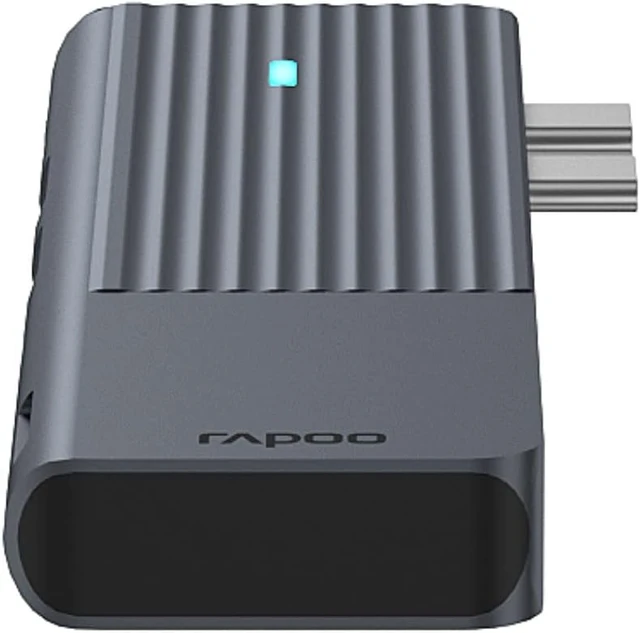 Alt view image 4 of 5 - Rapoo UCM-2003 USB-C Multiport Adapter for MacBook, Compatible with USB-C Multifunctional Port, 100W Power Delievery, 4K HDMI, USB-C, 2 USB-A 3.0 Data Ports, SD/microSD Memory Card Reader