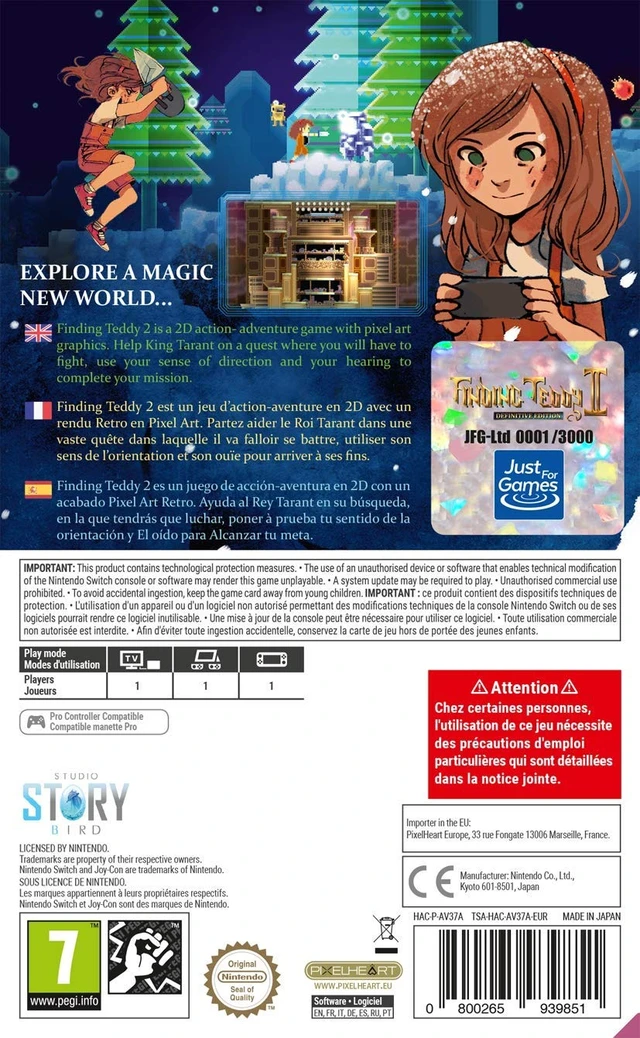 Alt view image 2 of 7 - Finding Teddy 2 Definitive Edition Just Limited Switch
