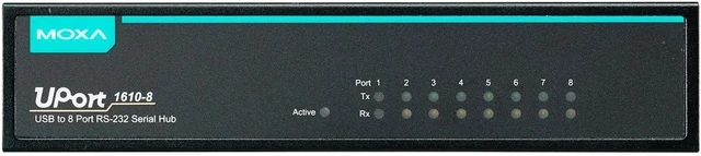 Alt view image 2 of 2 - Moxa Uport 1610-8 -8 Port USB-to-Serial Hub, RS-232