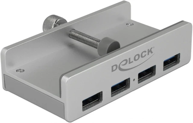 Main image of Delock 64046 External USB 3 4 Port Hub with Locking Screw
