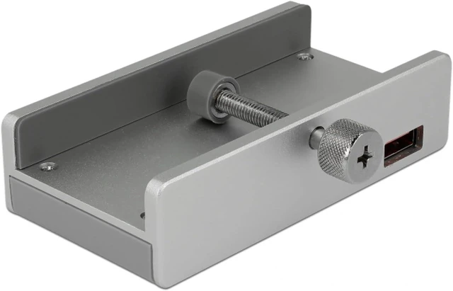 Alt view image 2 of 5 - Delock 64046 External USB 3 4 Port Hub with Locking Screw