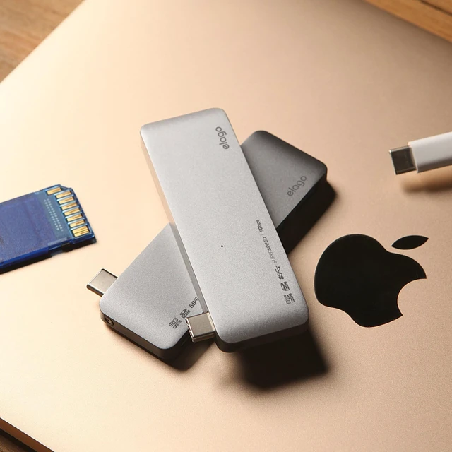 Alt view image 7 of 7 - elago Aluminum Charging Multi Hub for MacBook, MacBook Pro & USB-C Devices