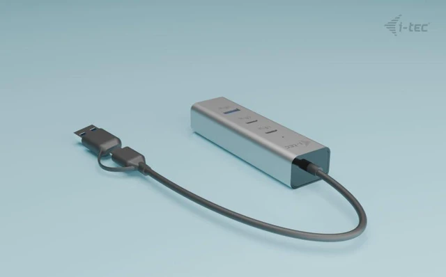 Alt view image 2 of 4 - HUB Switch USB Type-C Ports; USB Type A I-TEC CAHUBMETAL2A2CPD