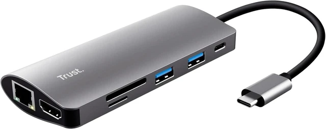 Main image of Trust Dalyx 7-in-1 USB-C Multi-Port Adapter, HDR and HDMI 1.4 (4k 30Hz)