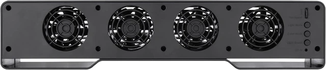 Alt view image 4 of 4 - Thermaltake Argent DS 100 Desk Cooler, ARGB LED, Adjustable Fan Speed, USB Connection, CL-N017-PL07BL-A