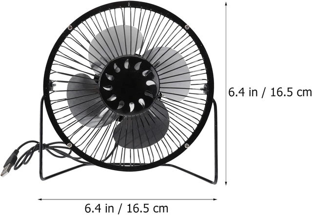 Alt view image 2 of 7 - YARNOW Solar Powered USB Mini Cooling Desktop Fan Portable and Quiet USB Office Fan for Home Office and Summer Use, Black Plastic Material Suitable for Rv and Touring Car