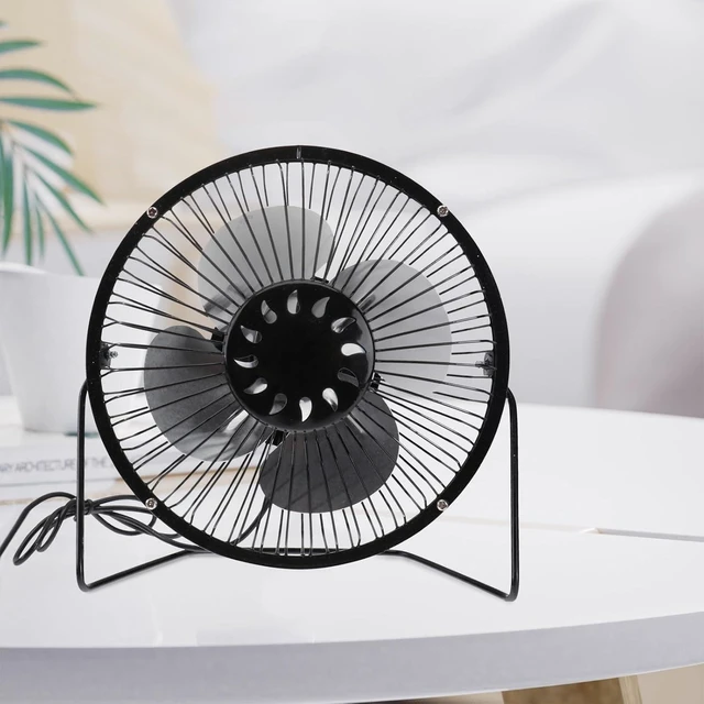 Alt view image 7 of 7 - Amosfun Solar Powered USB Mini Fan with Quiet 360 Degree Rotation