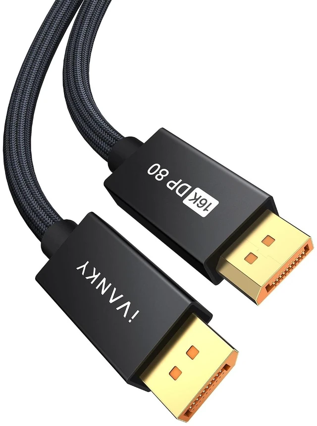 Main image of IVANKY 80Gbps 16K DisplayPort 2.1 Cable 10FT, DP to DP Cable 2.1